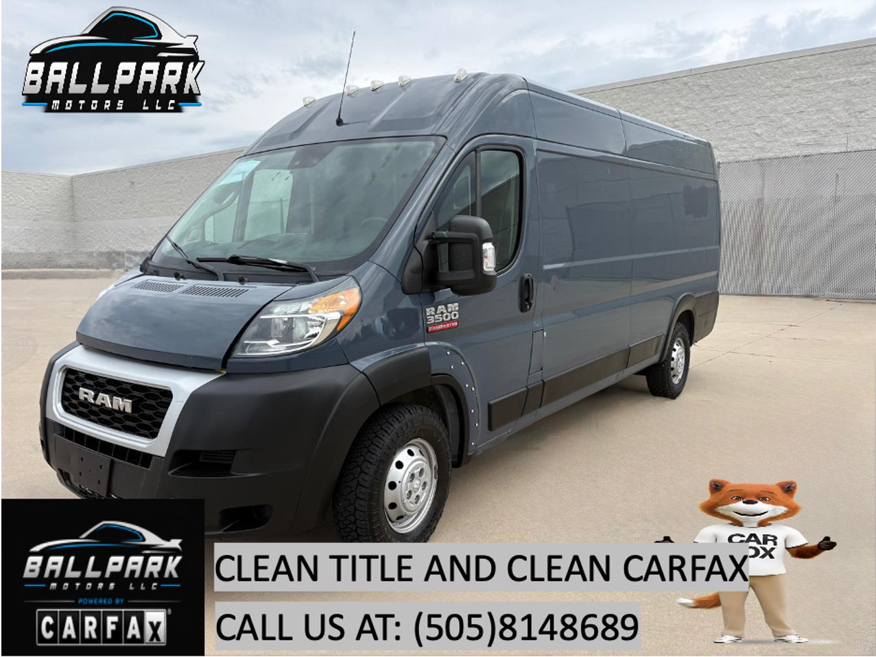 RAM Promaster 3500 High Roof 159-in. WB Ext 2021