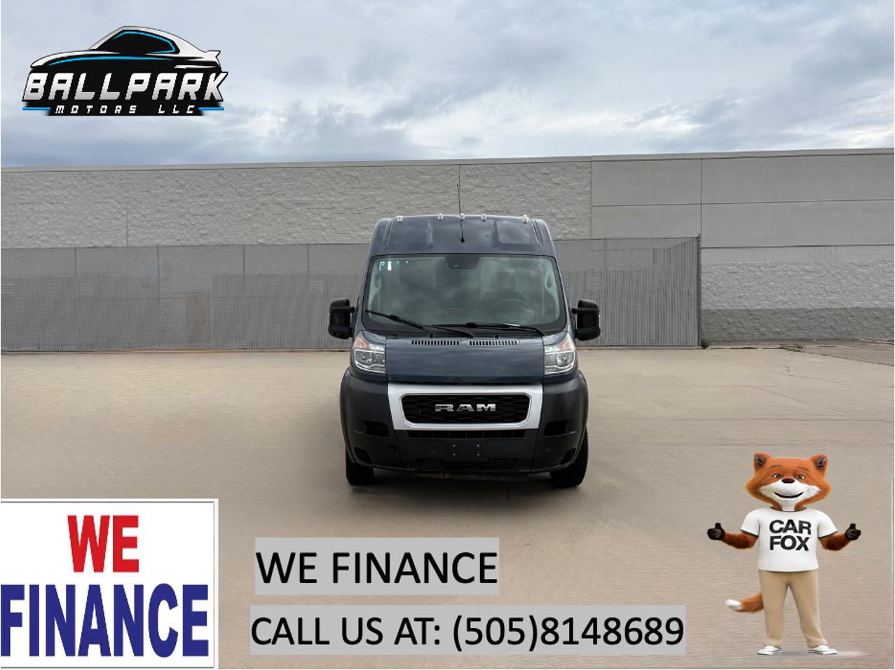 RAM Promaster 3500 High Roof 159-in. WB Ext 2021