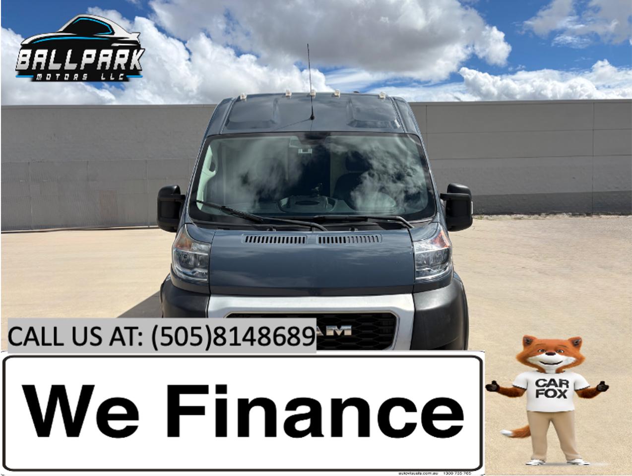 RAM Promaster 3500 High Roof w/Extended Length 2019