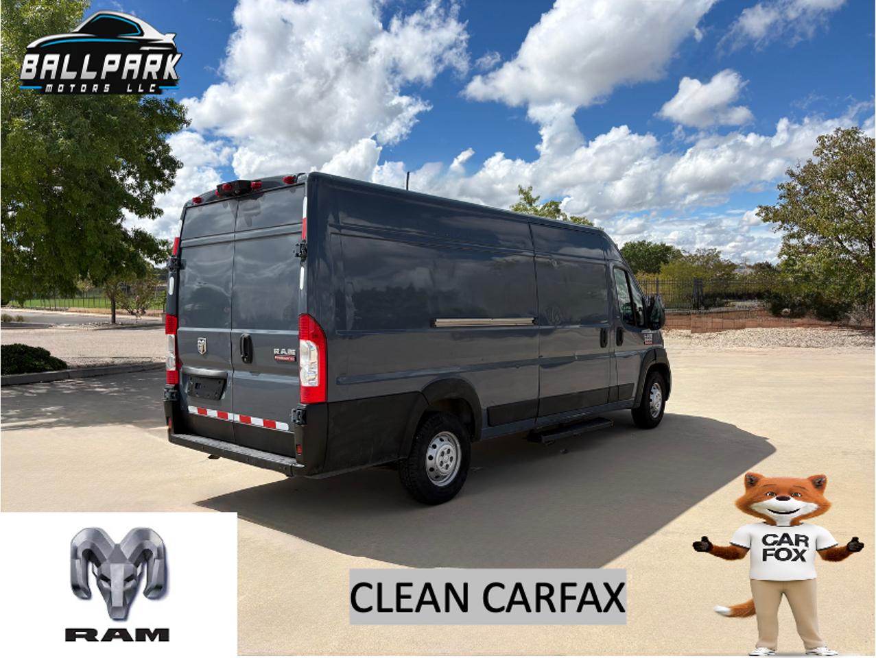 RAM Promaster 3500 High Roof w/Extended Length 2019