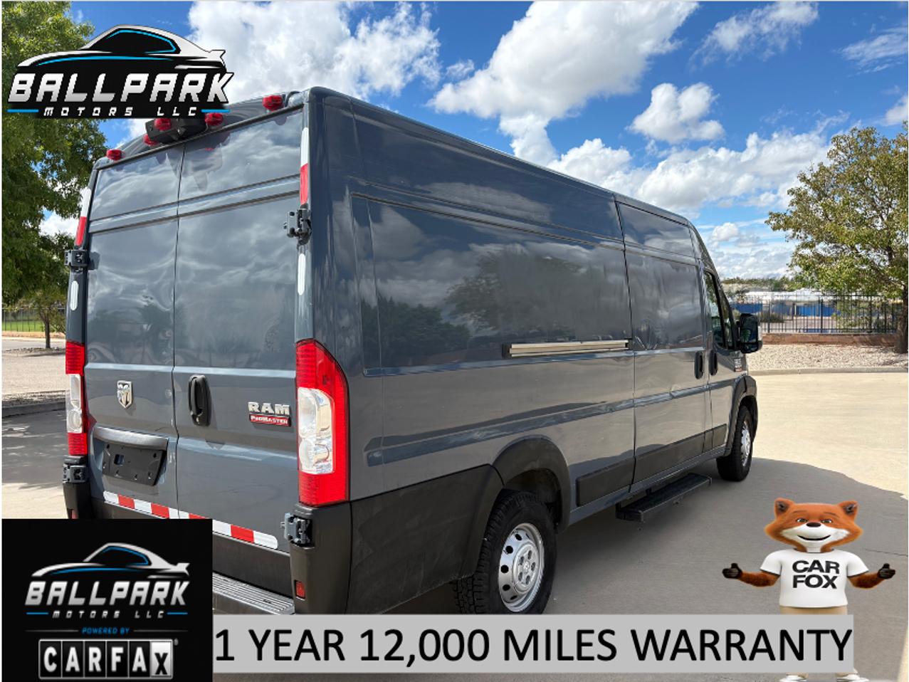 RAM Promaster 3500 High Roof w/Extended Length 2019