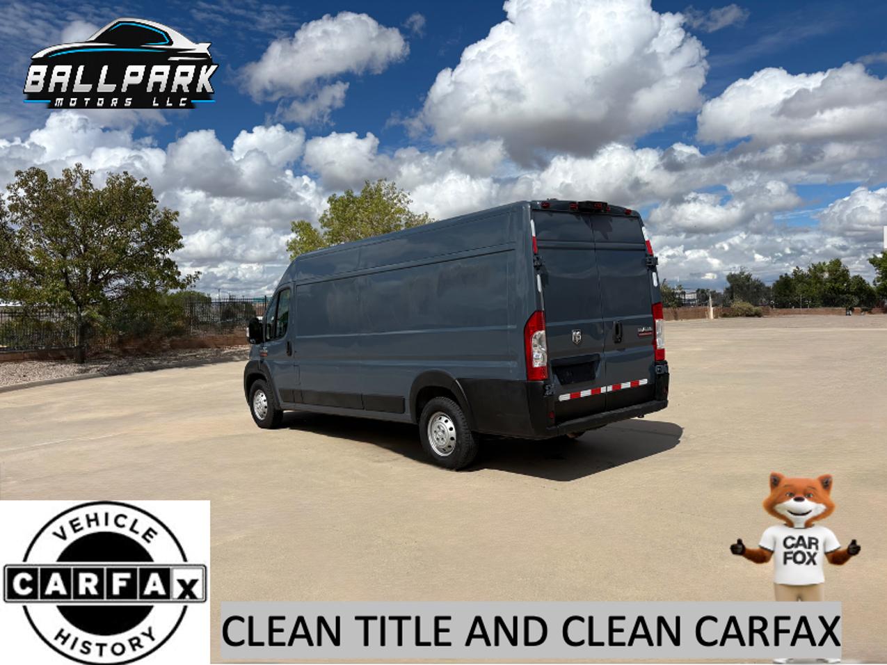 RAM Promaster 3500 High Roof w/Extended Length 2019