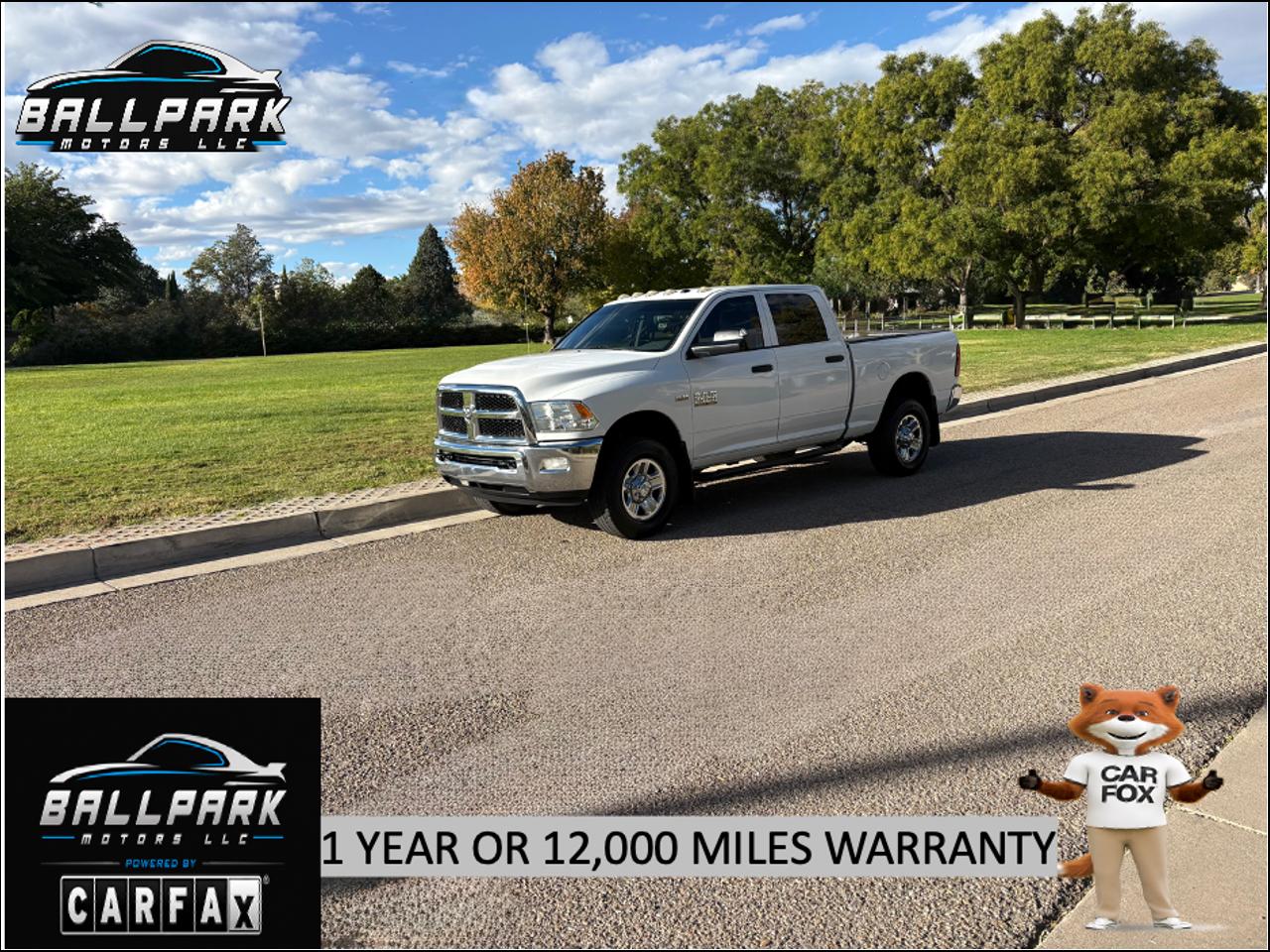 RAM 2500 Tradesman Crew Cab SWB 4WD 2015