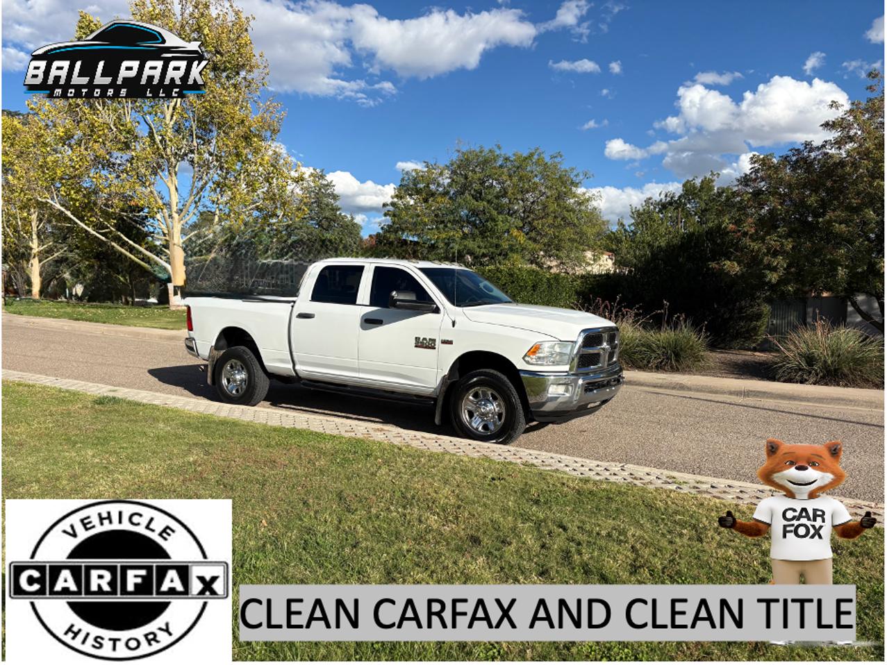 RAM 2500 Tradesman Crew Cab SWB 4WD 2015