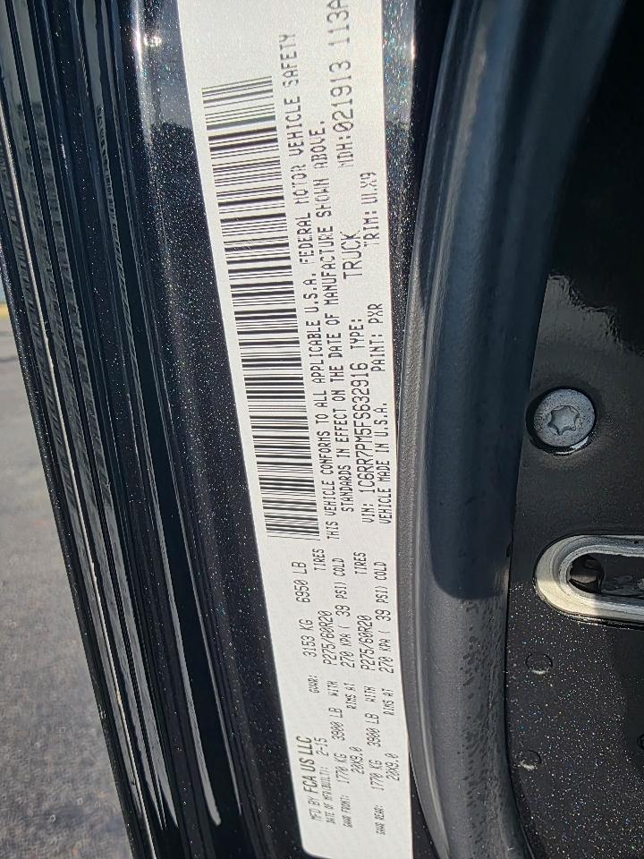 RAM 1500 4WD Crew Cab 149" Laramie Limited 2015