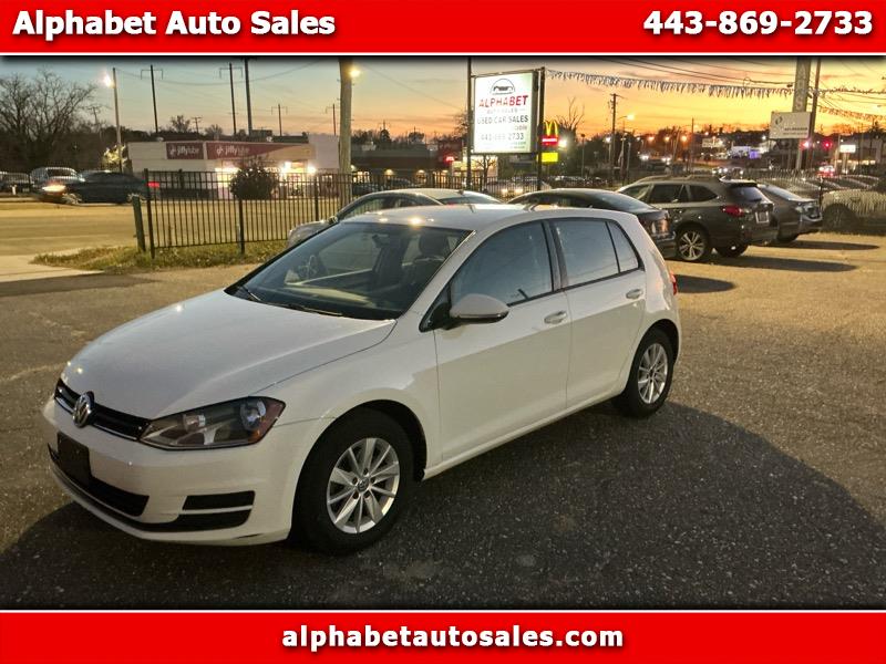 2016 Volkswagen Golf TSI S 6A