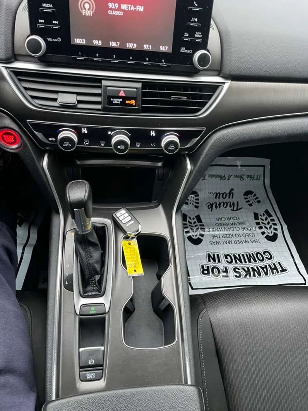 Honda Accord Sedan LX 1.5T CVT 2019