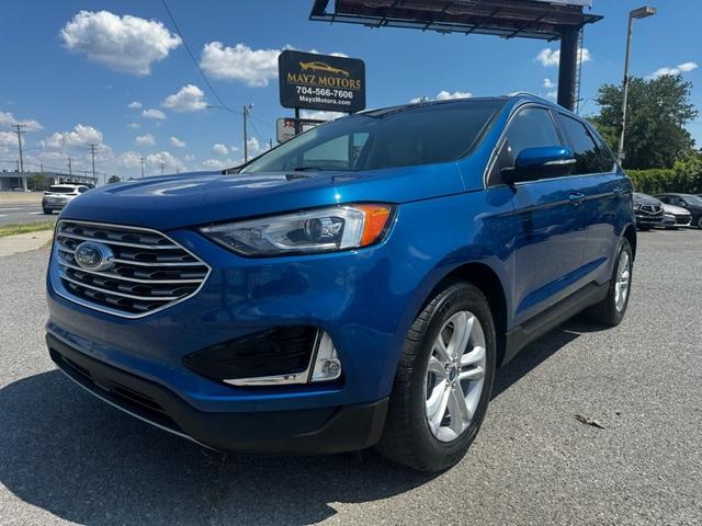Blue 2020 Ford Edge SEL AWD SUV / Crossover All-Wheel Drive
