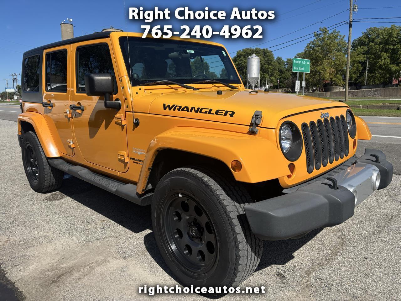 2012 Jeep Wrangler Unlimited Sahara 4WD