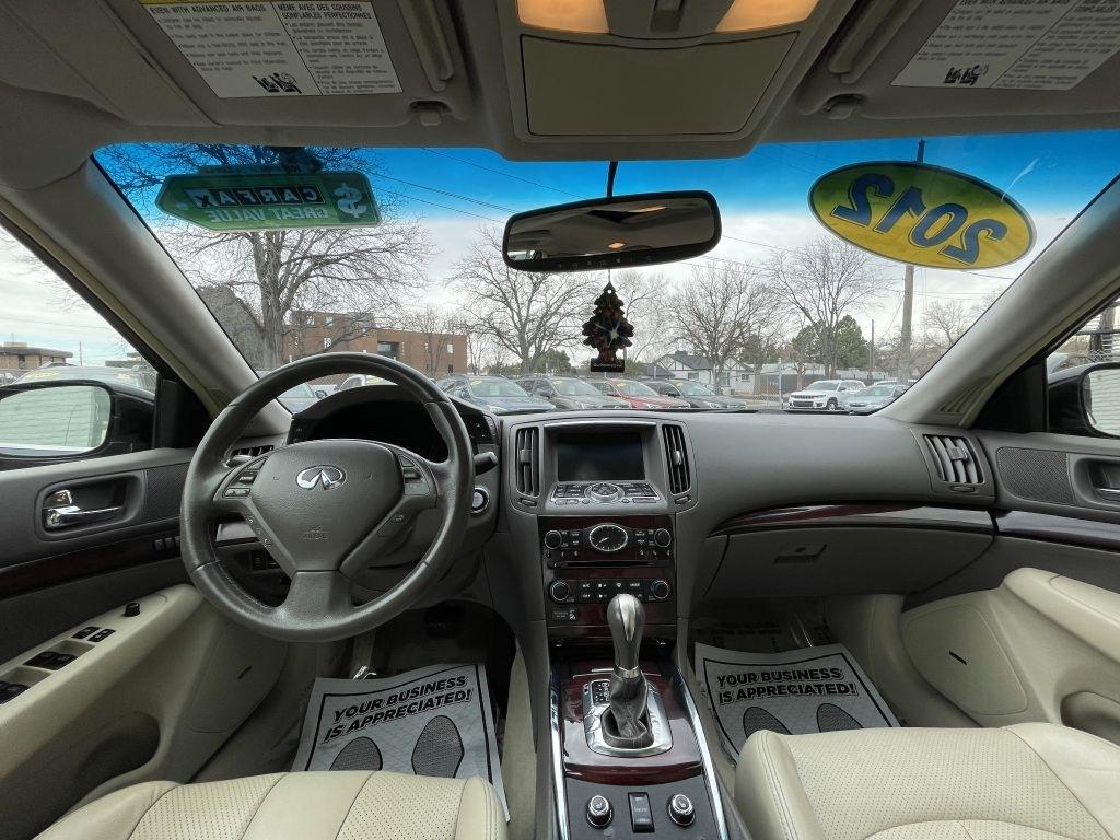 Infiniti G Sedan 37x AWD 2012