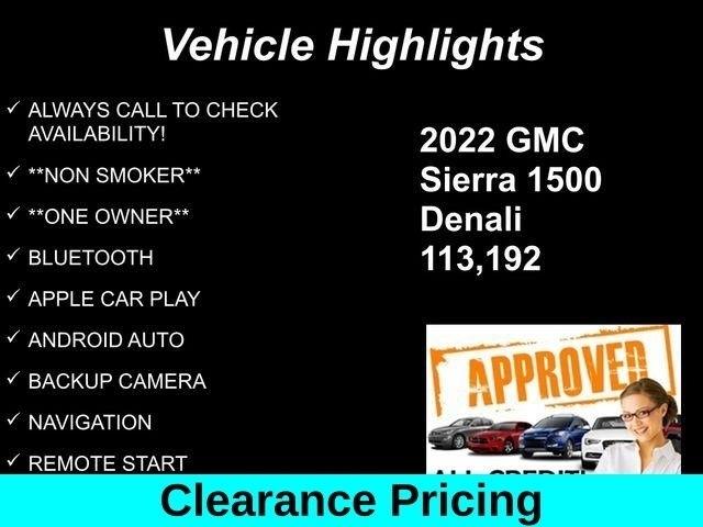 GMC Sierra 1500 Limited Denali Crew Cab 4WD 2022