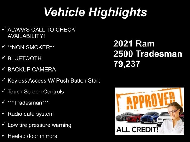 RAM 2500 Tradesman Crew Cab LWB 2WD 2021