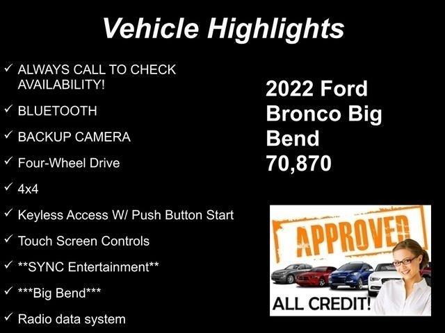 Ford Bronco Big Bend 4-Door 2022