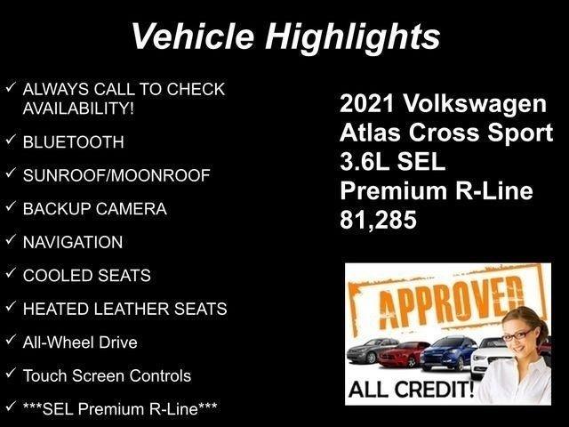 Volkswagen Atlas Cross Sport V6 SEL Premium R-Line 4MOTION 2021