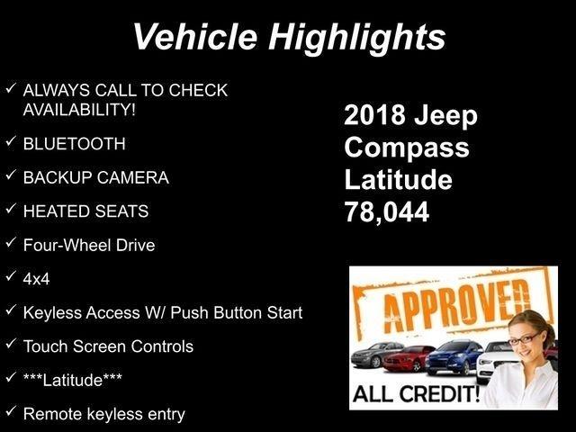 Jeep Compass Latitude 4WD 2018
