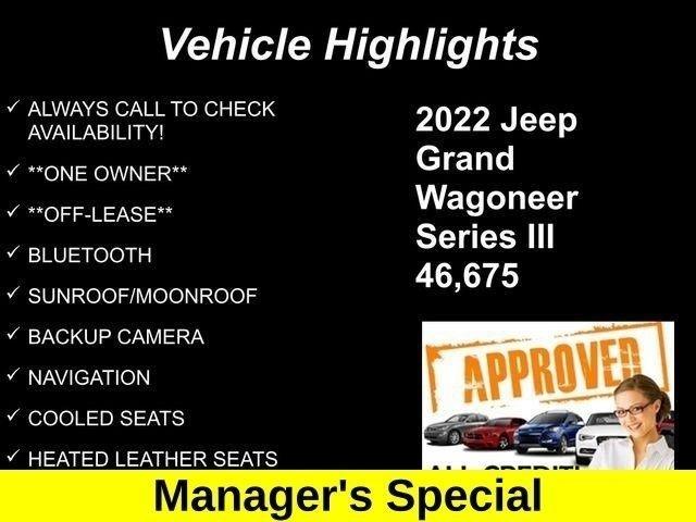 Jeep Grand Wagoneer Series III 4WD 2022