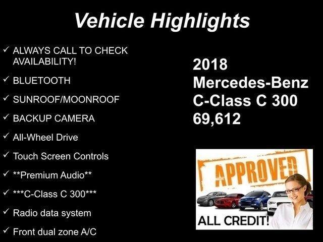 Mercedes-Benz C-Class C300 4MATIC Sedan 2018