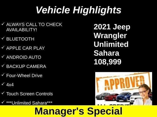 Jeep Wrangler Unlimited Sahara 4WD 2021