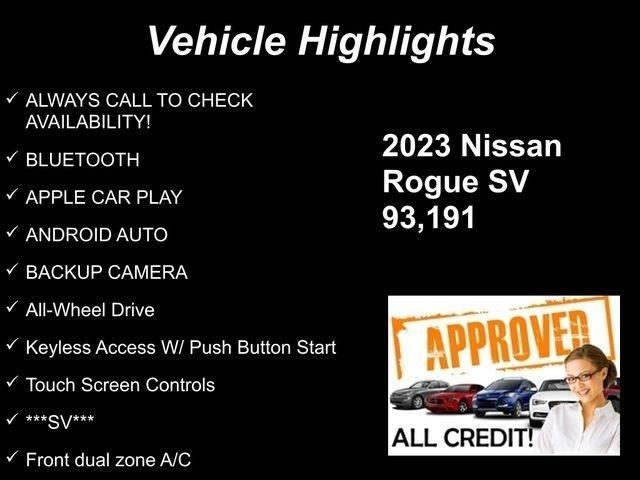 Nissan Rogue SV AWD 2023