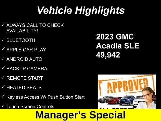 GMC Acadia SLE 2023