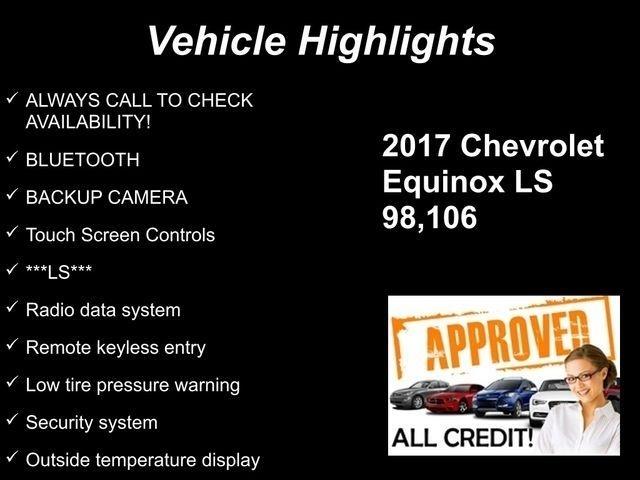 Chevrolet Equinox LS 2WD 2017