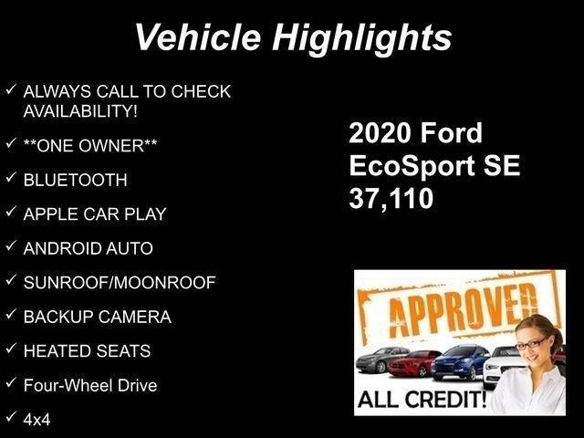 Ford EcoSport SE AWD 2020