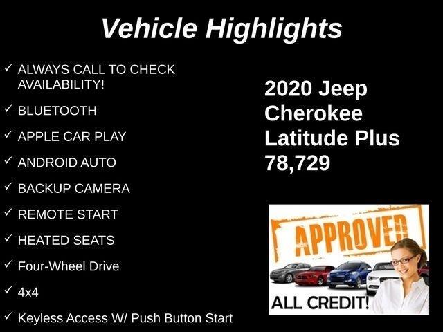 Jeep Cherokee Latitude Plus 4WD 2020