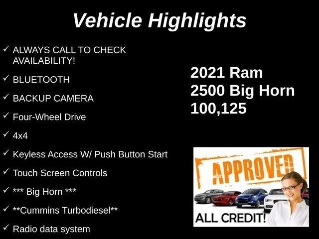 RAM 2500 Tradesman Crew Cab SWB 4WD 2021