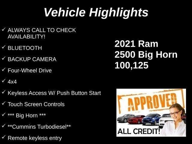 RAM 2500 Tradesman Crew Cab SWB 4WD 2021