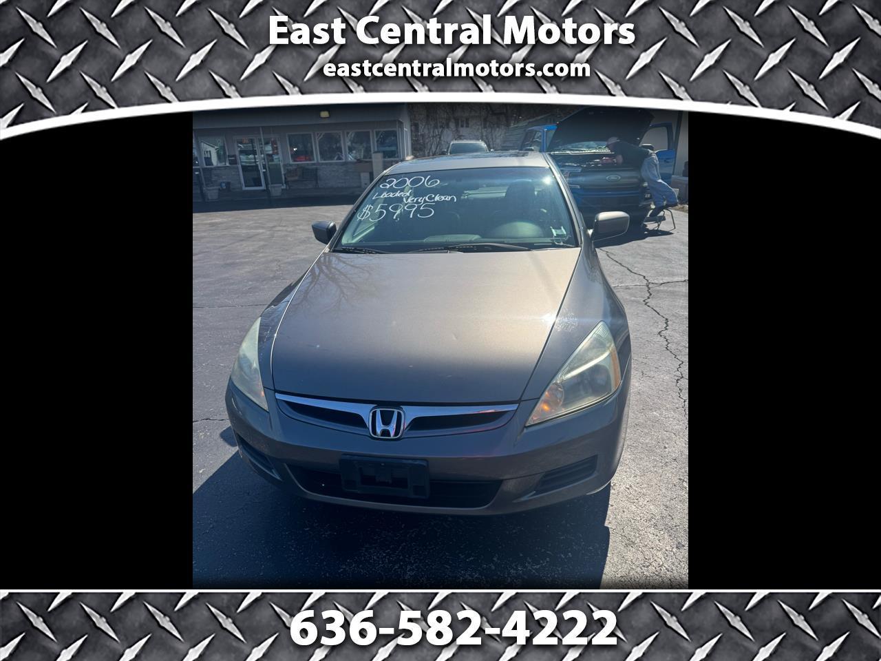 2006 Honda Accord EX Sedan AT w/ Leather and XM Radio