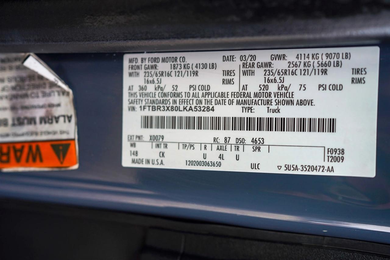 Ford Transit 250 Van High Roof w/Sliding Pass. 148-in. WB EL 2020