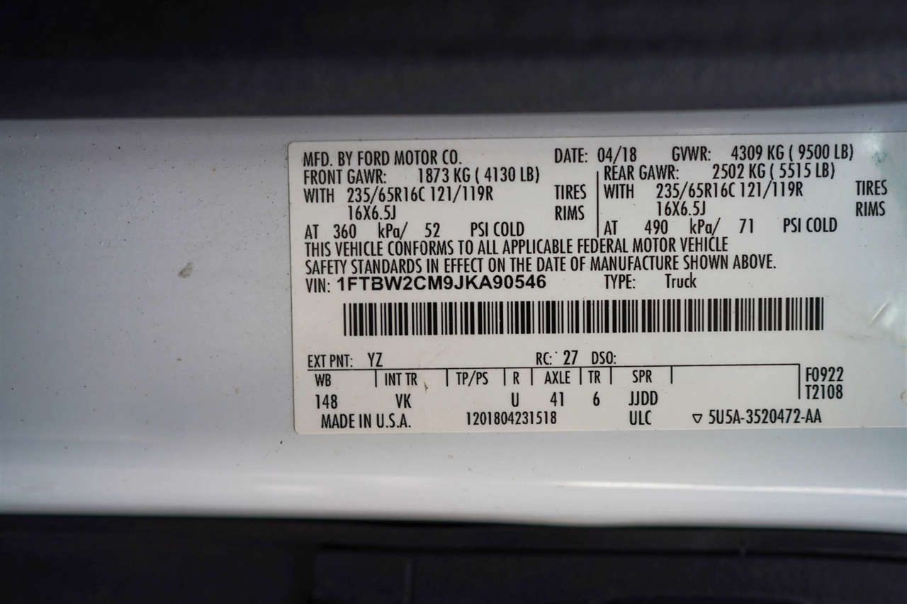 Ford Transit 350 Van Med. Roof w/Sliding Pass. 148-in. WB 2018