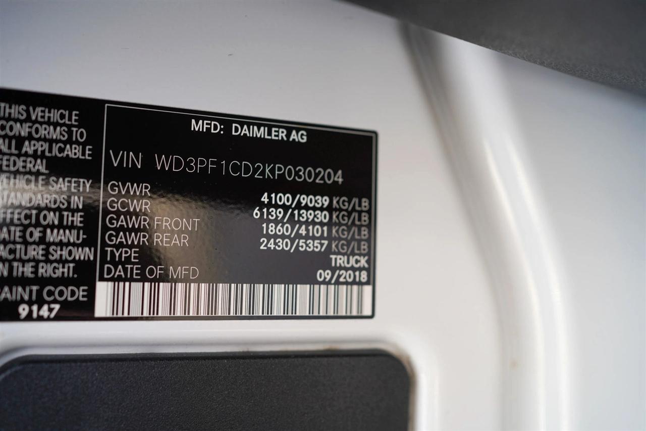 Mercedes-Benz Sprinter 3500 High Roof 170-in. WB 2019