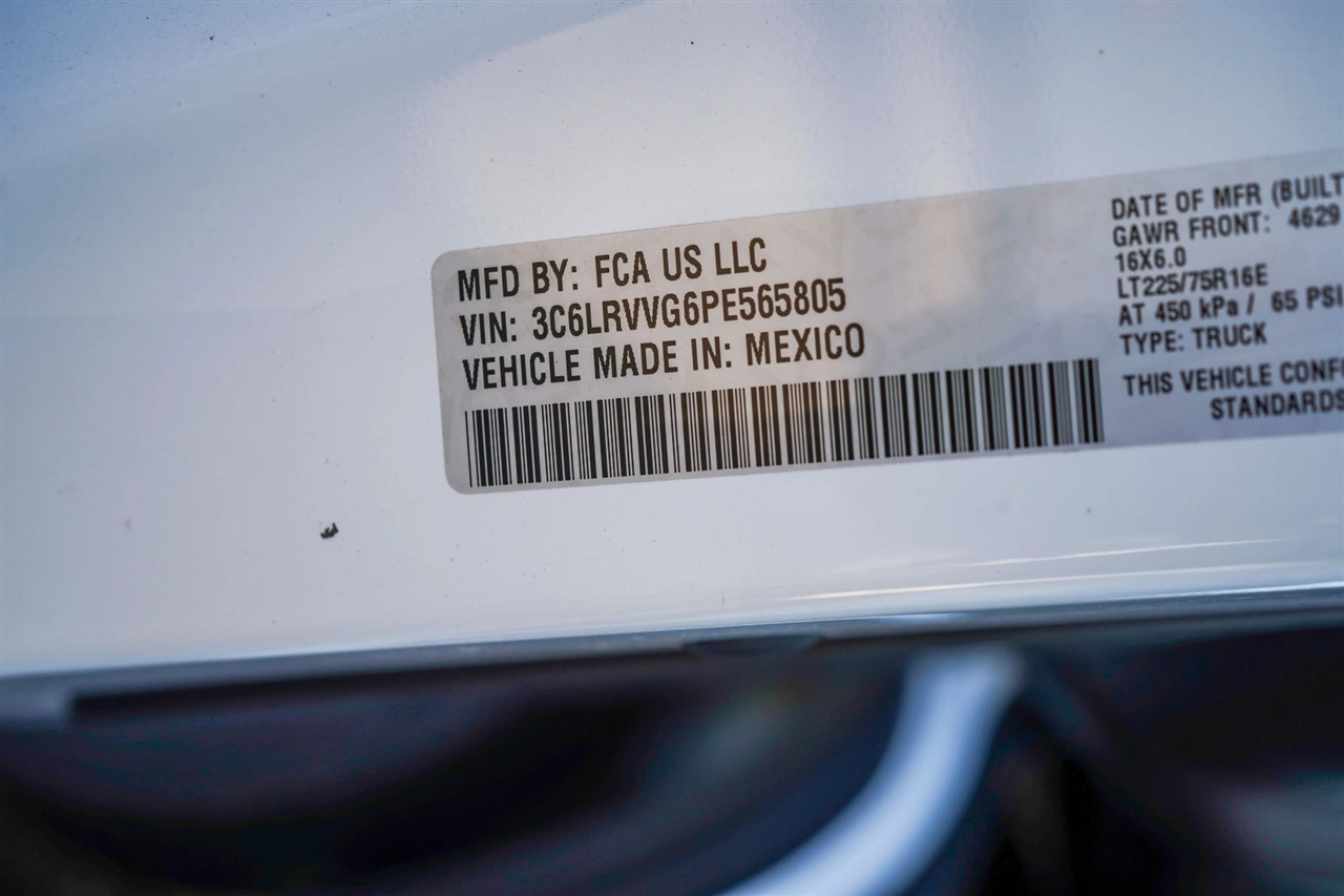 RAM Promaster 2500 Low Roof 2023