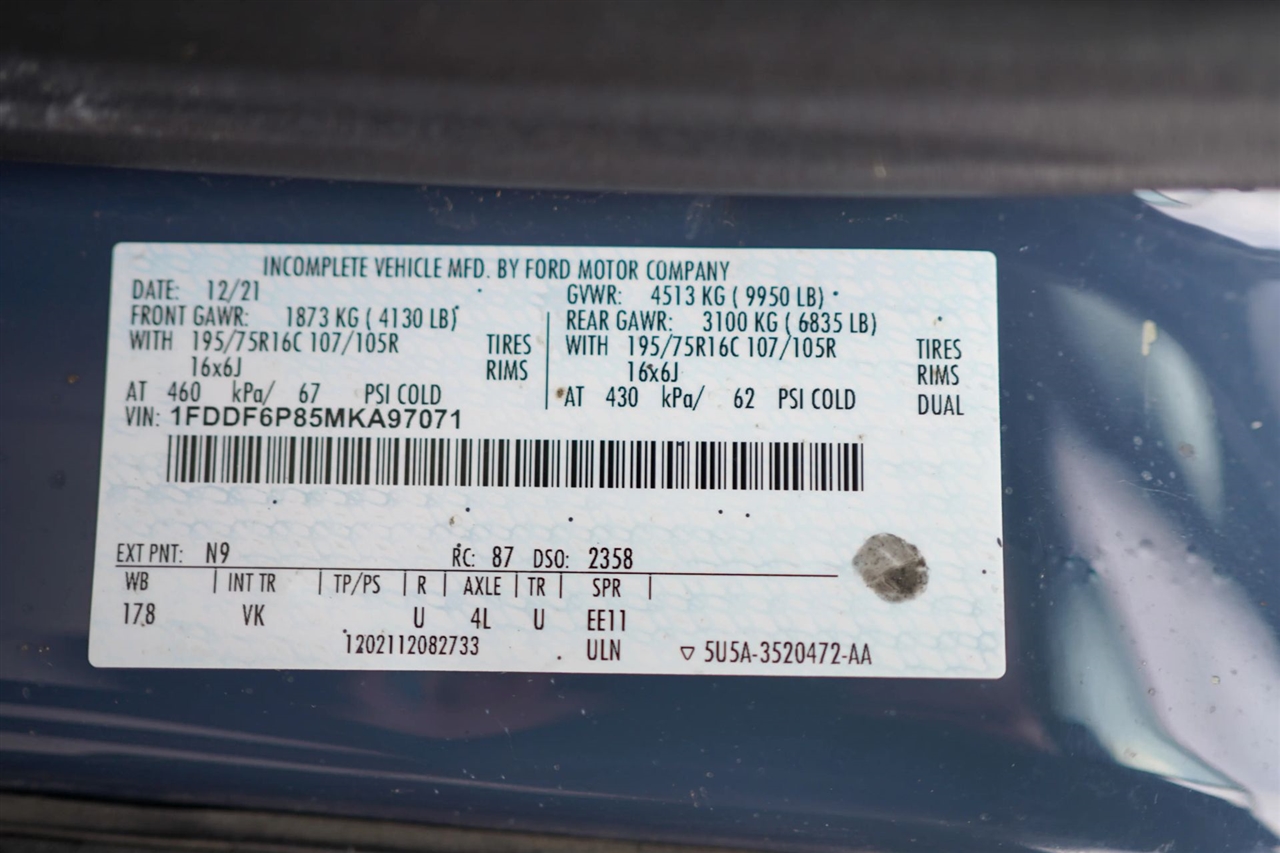 Ford Transit T-350 HD DRW 2021