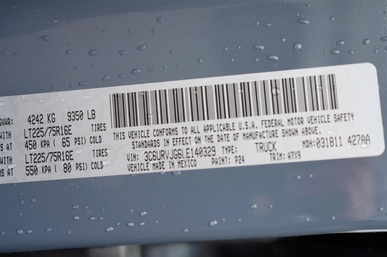RAM Promaster 3500 High Roof 159-in. WB Ext 2020