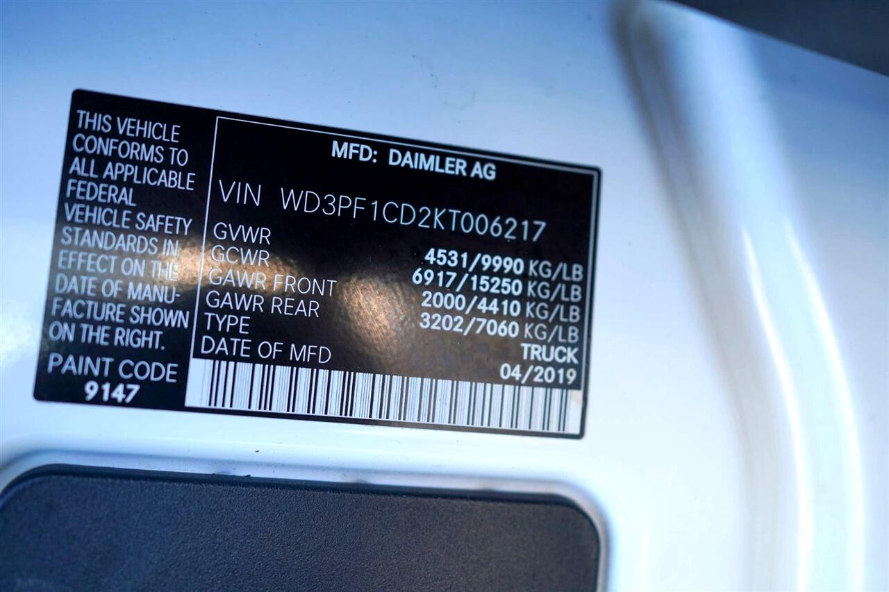 Mercedes-Benz Sprinter 3500 High Roof 170-in. WB 2019