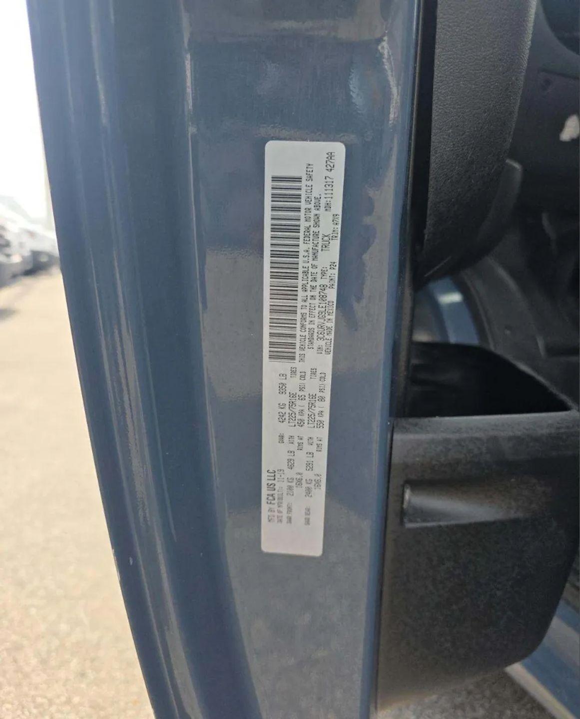 RAM Promaster 3500 High Roof 159-in. WB Ext 2020