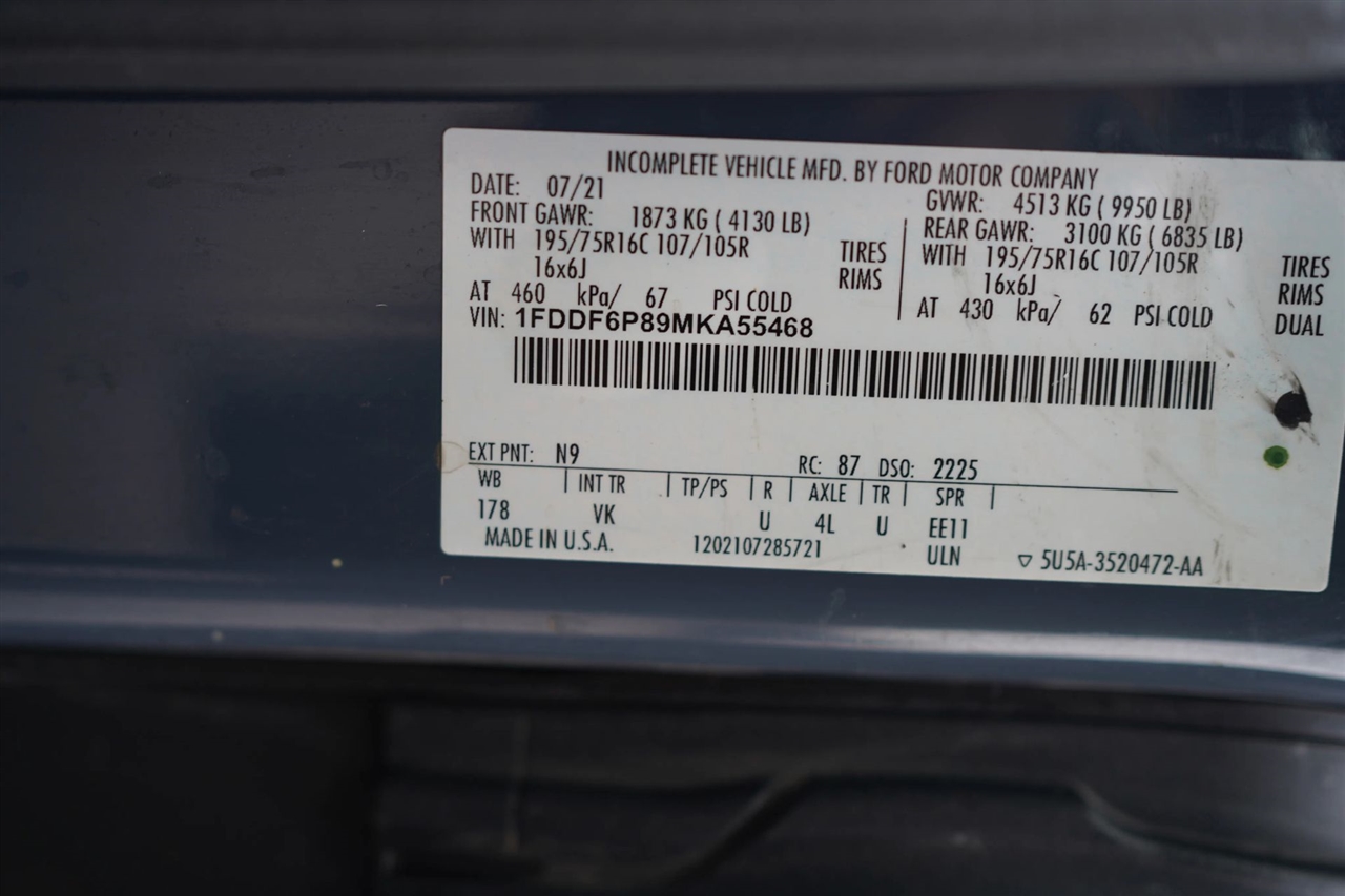 Ford Transit T-350 HD DRW 2021