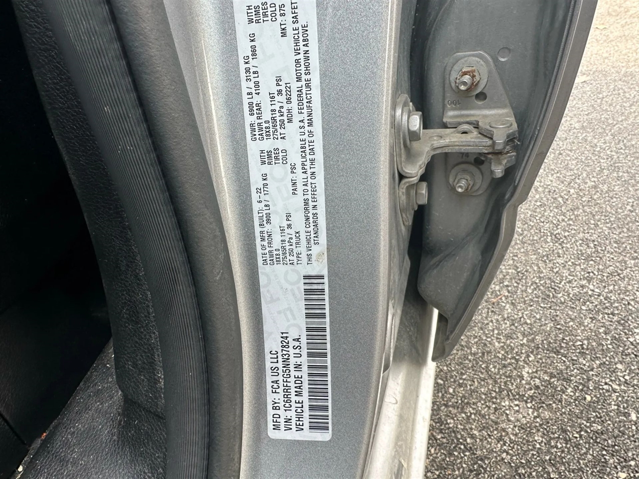 RAM 1500 Big Horn Crew Cab SWB 4WD 2022