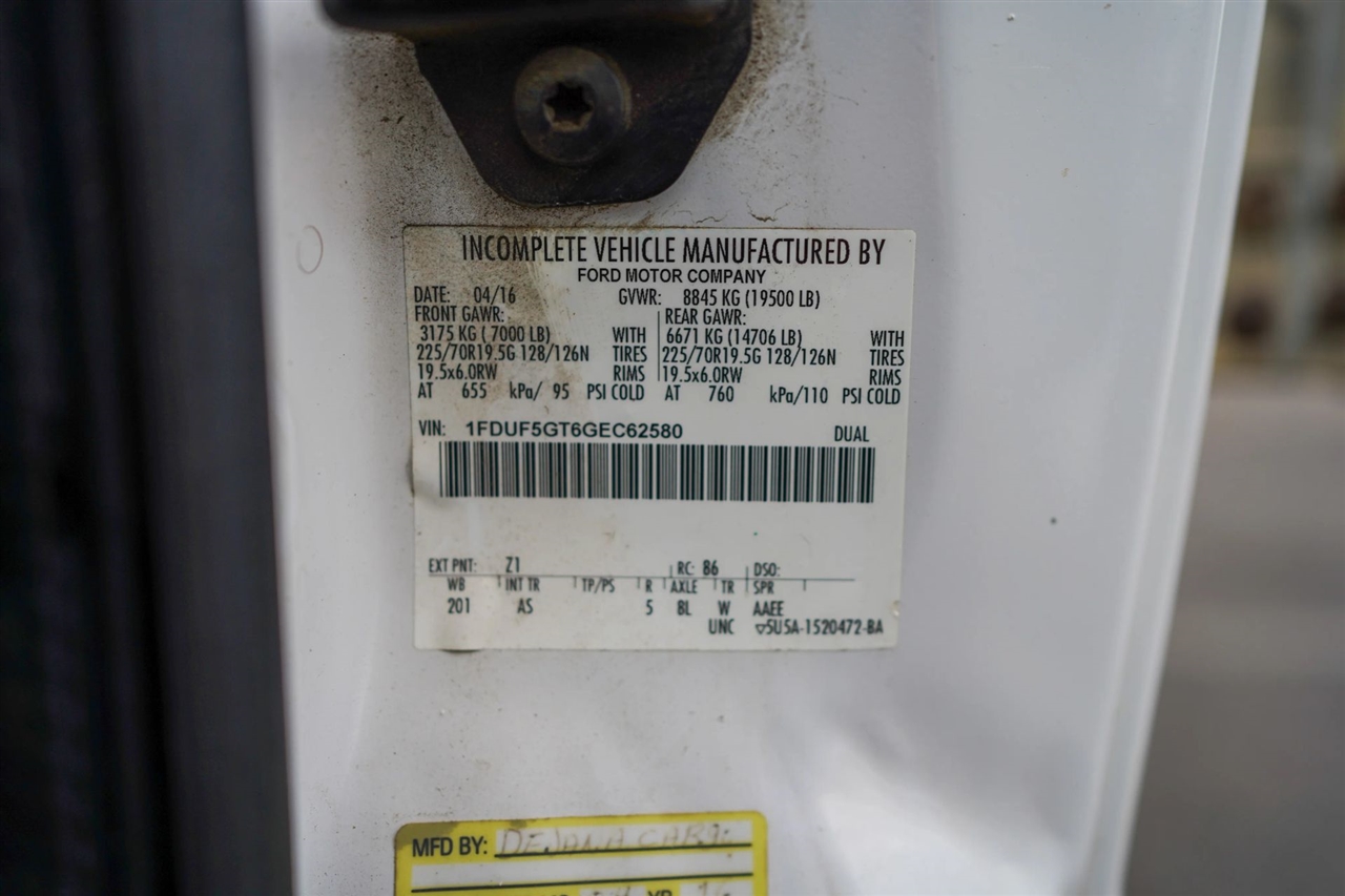 Ford F-550 Regular Cab DRW 2WD 2016