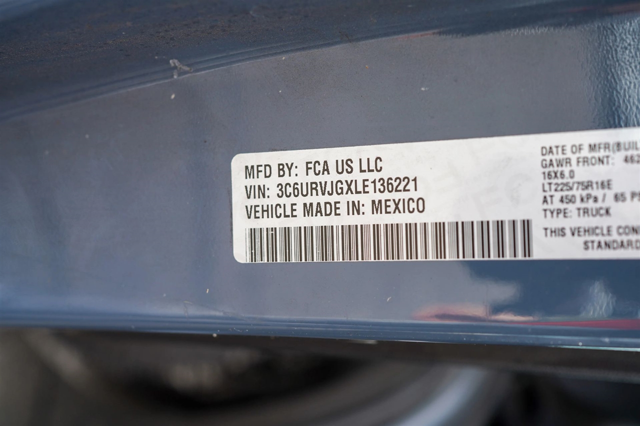 RAM Promaster 3500 High Roof 159-in. WB Ext 2020