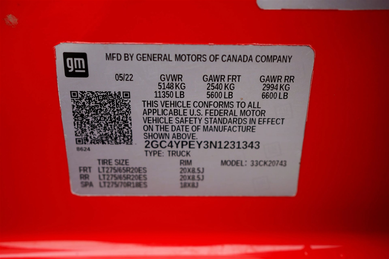 Chevrolet Silverado 2500HD LTZ Crew Cab Long Box 4WD 2022