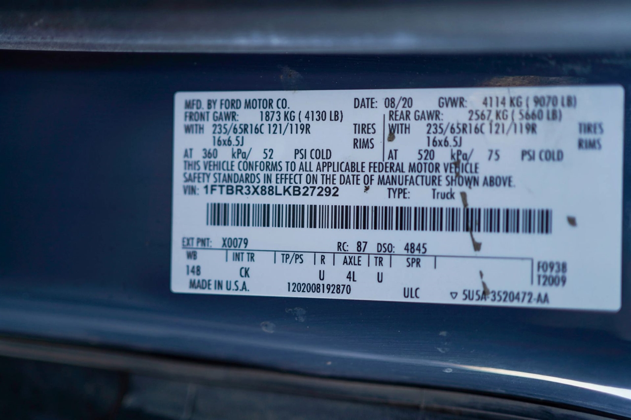 Ford Transit 250 Van High Roof w/Sliding Pass. 148-in. WB EL 2020