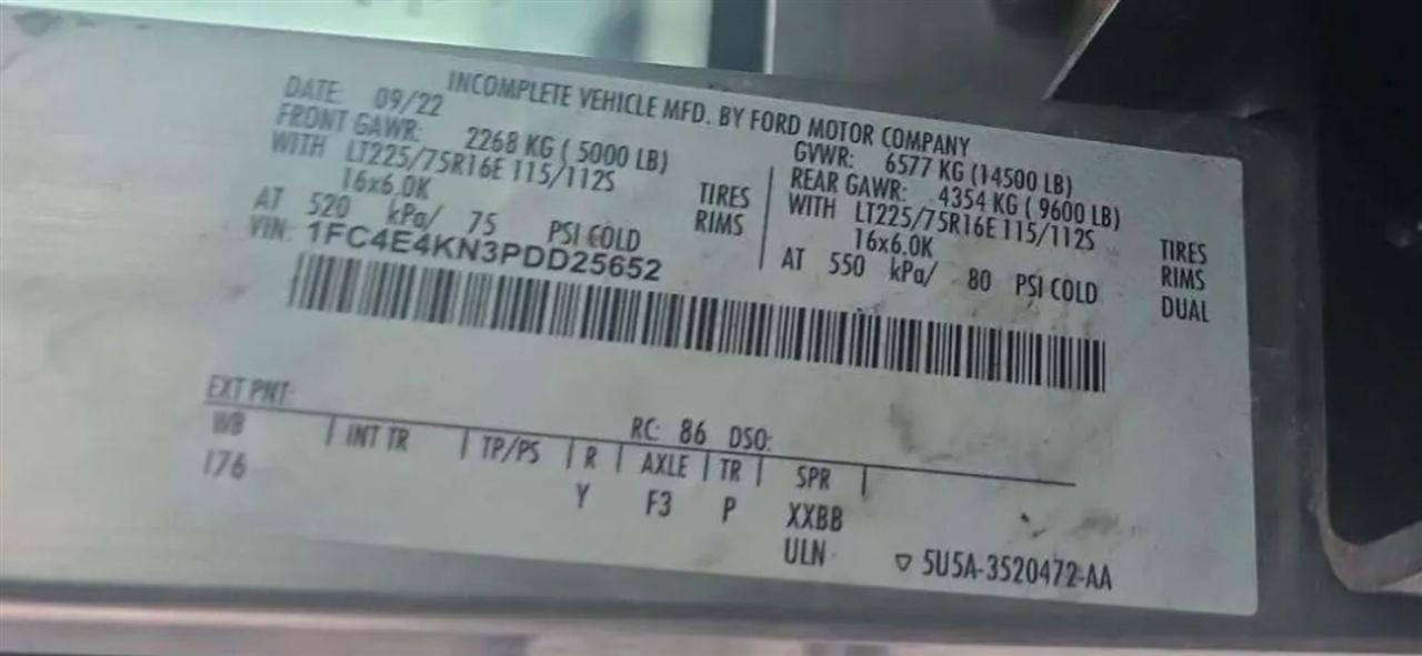 Ford E450 Super Duty No data 2023