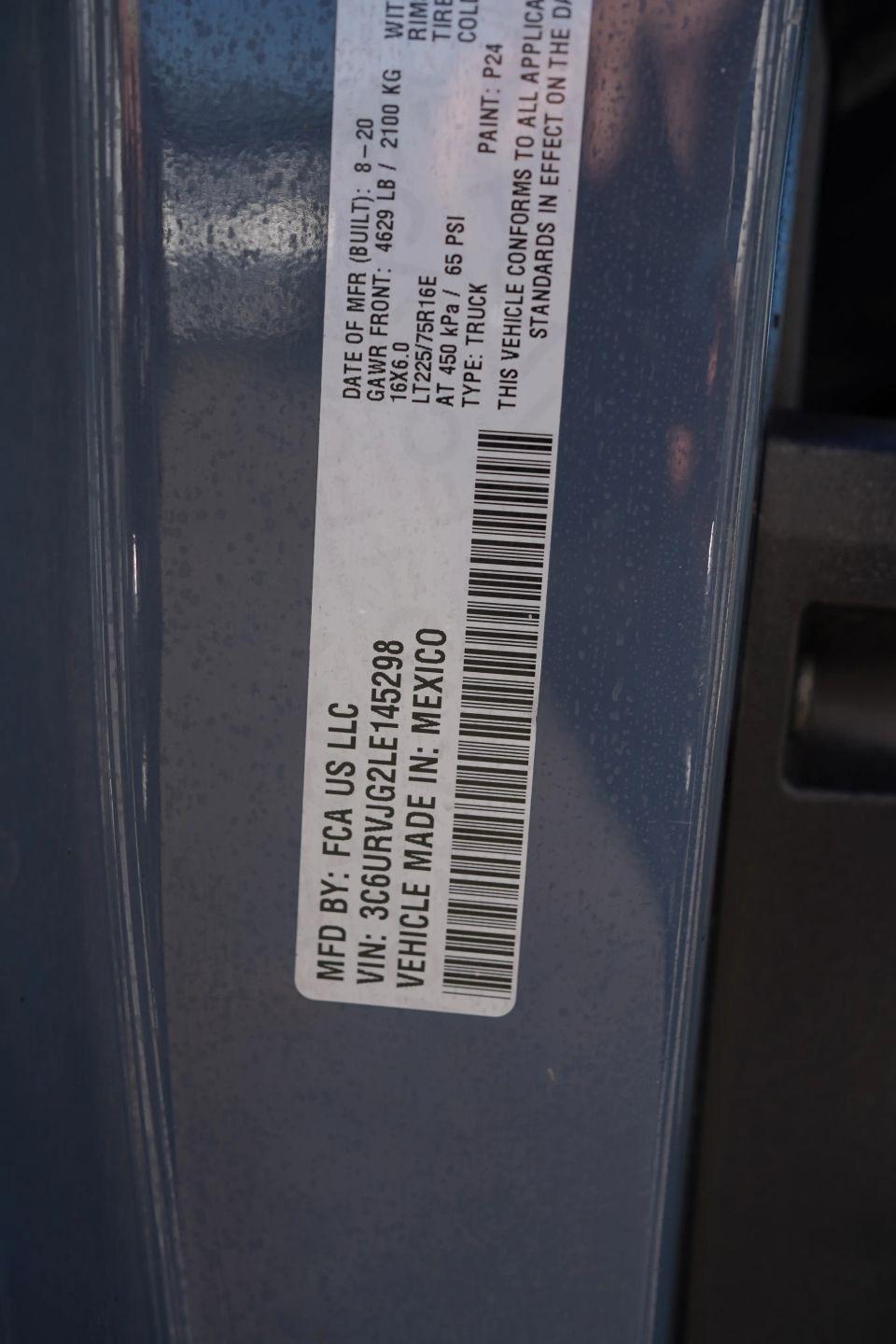 RAM Promaster 3500 High Roof 159-in. WB Ext 2020