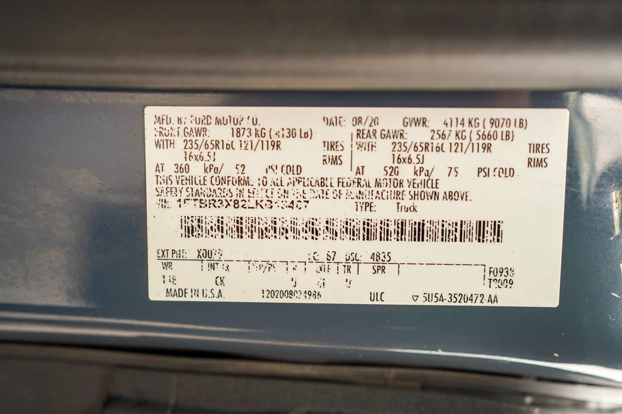 Ford Transit 250 Van High Roof w/Sliding Pass. 148-in. WB EL 2020