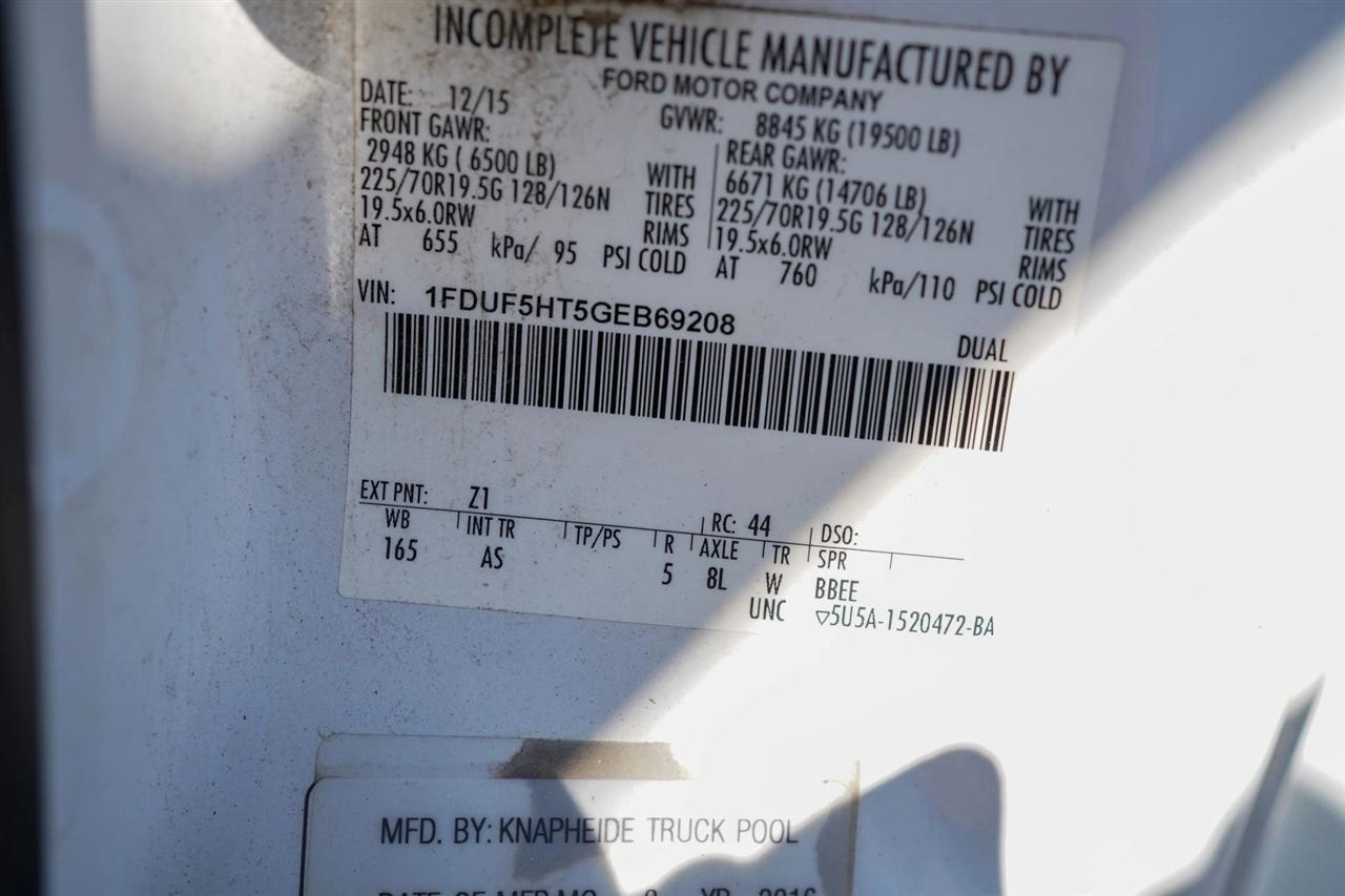 Ford F-550 Regular Cab DRW 4WD 2016