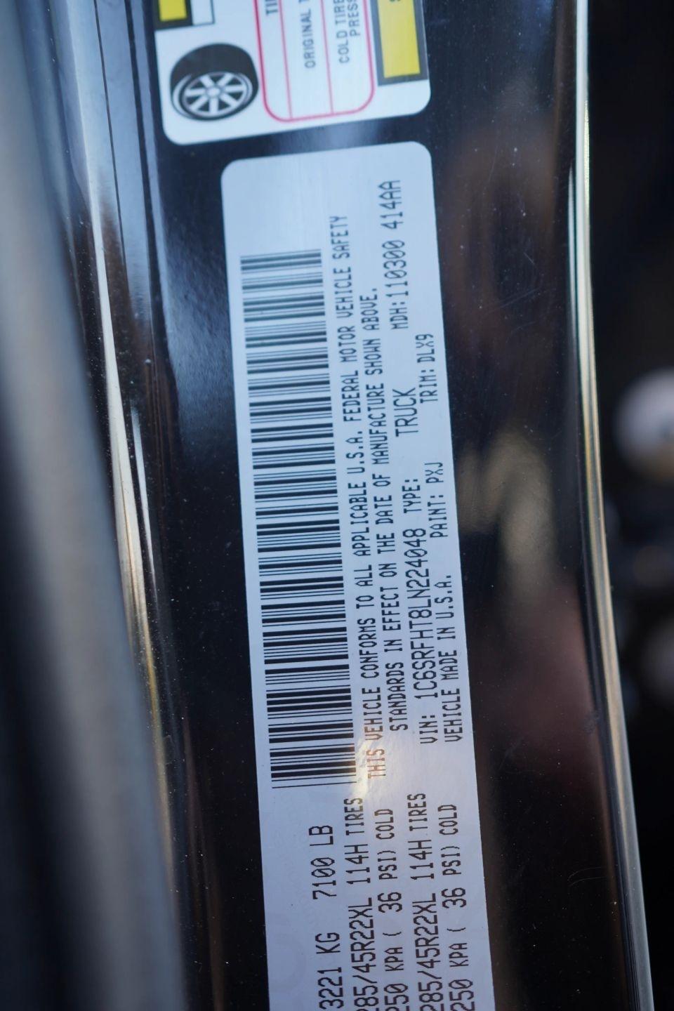 RAM 1500 Limited Crew Cab SWB 4WD 2020