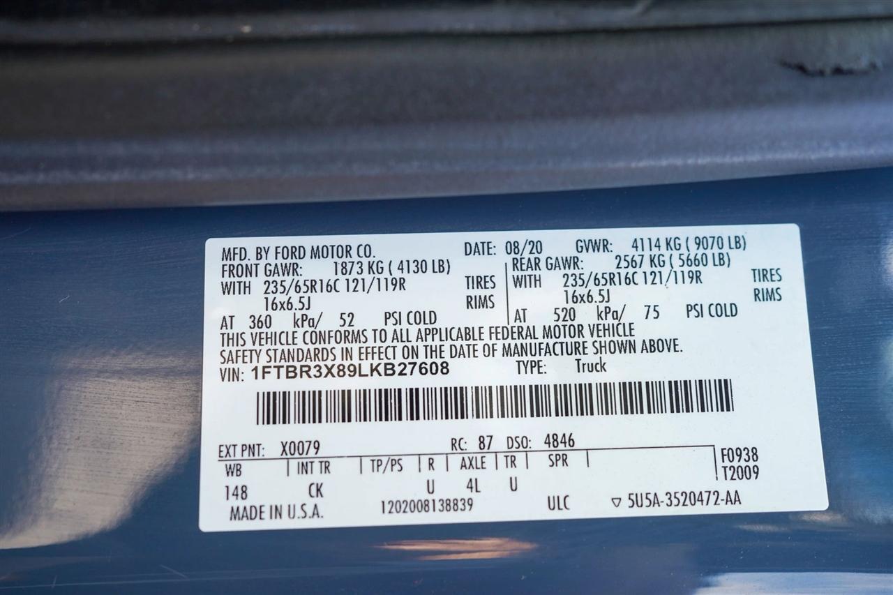 Ford Transit 250 Van High Roof w/Sliding Pass. 148-in. WB EL 2020